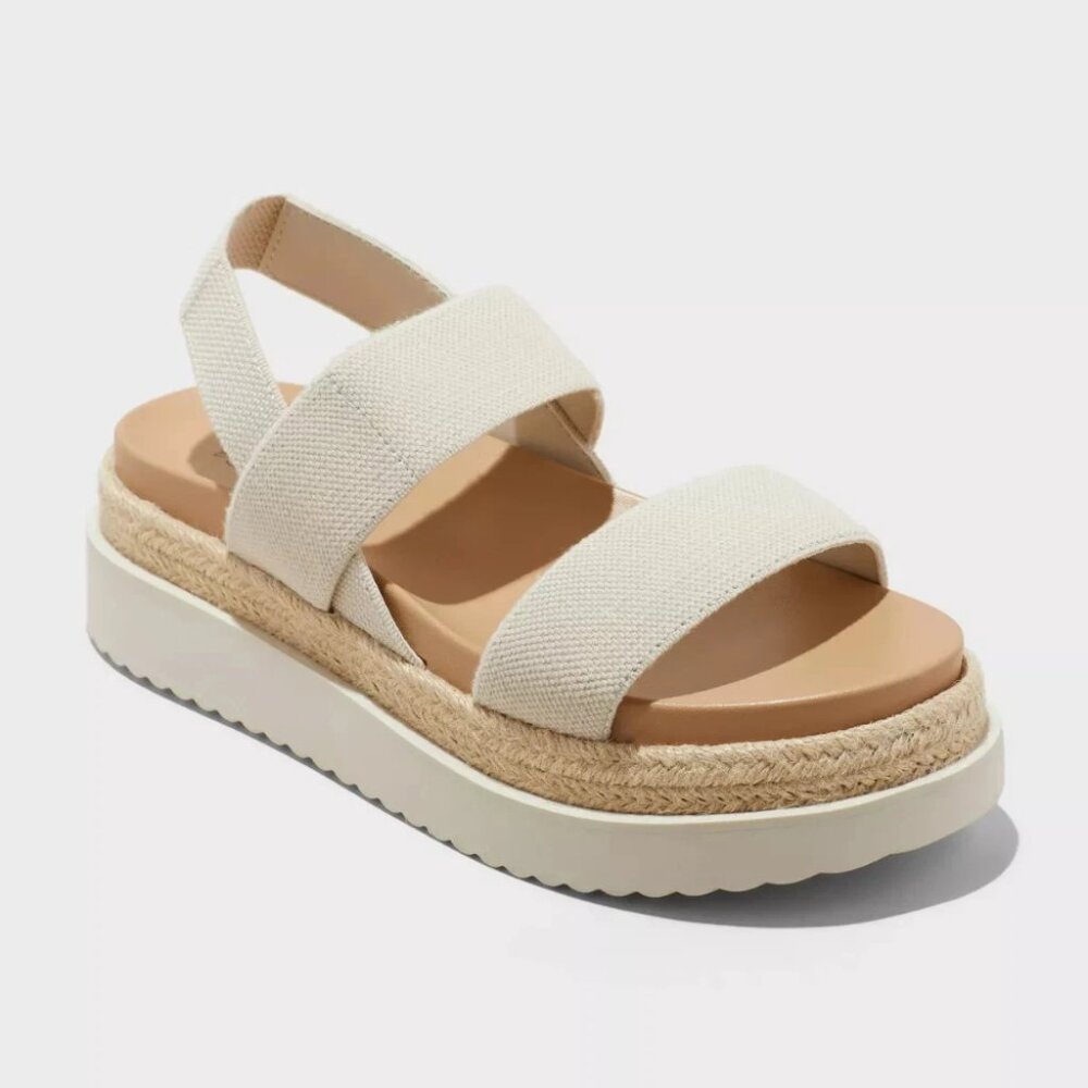 Women’s Elliot Stretch Strappy Platform Sandals - Wild Fable